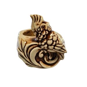 Vintage Shawnee USA Pottery Planter Parrot Cockatoo, succulent